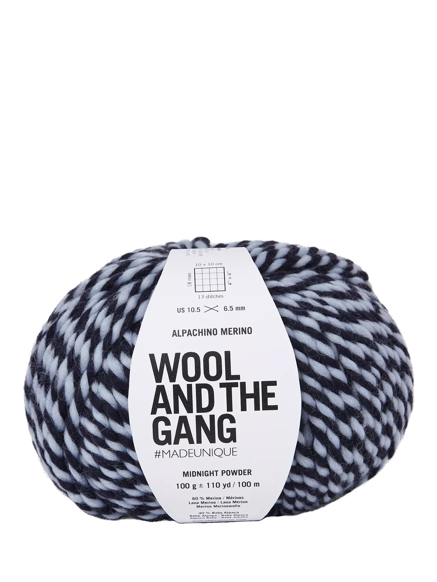 Wool And The Gang Alpachino Merino Twist Knitting Yarn 50g