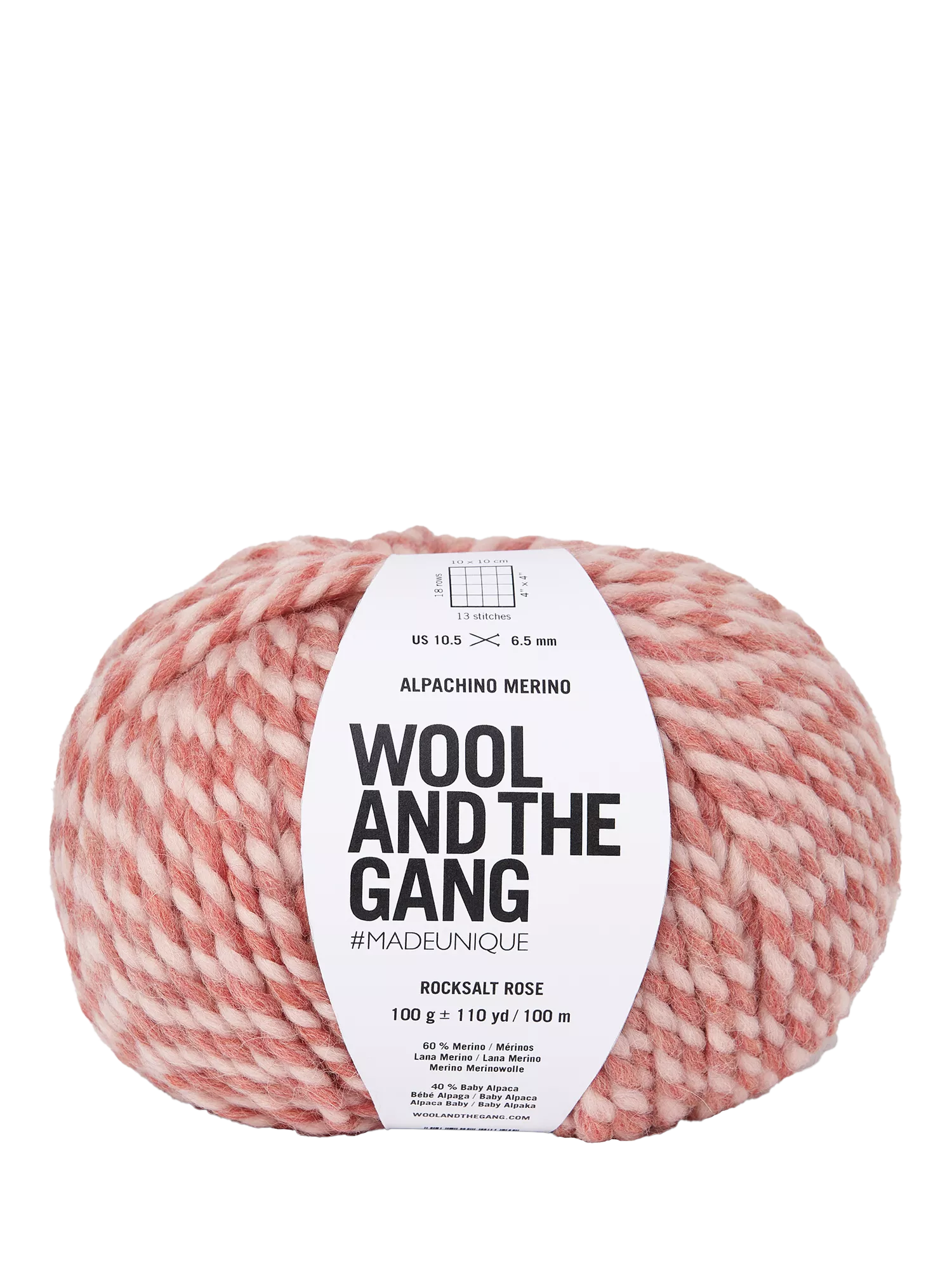 Wool And The Gang Alpachino Merino Twist Knitting Yarn 50g