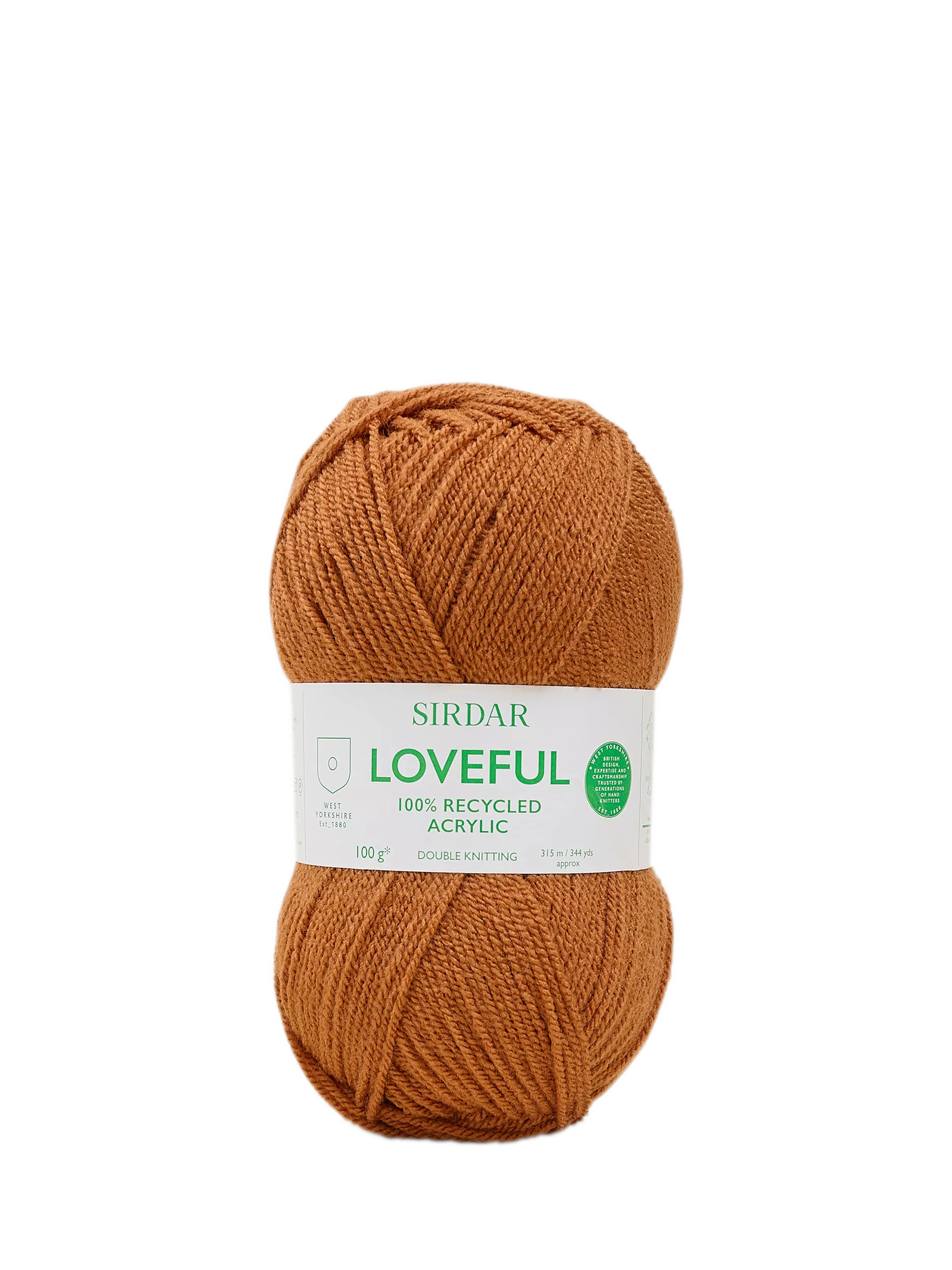Sirdar Loveful Recycled Acrylic DK Knitting Yarn, 315m