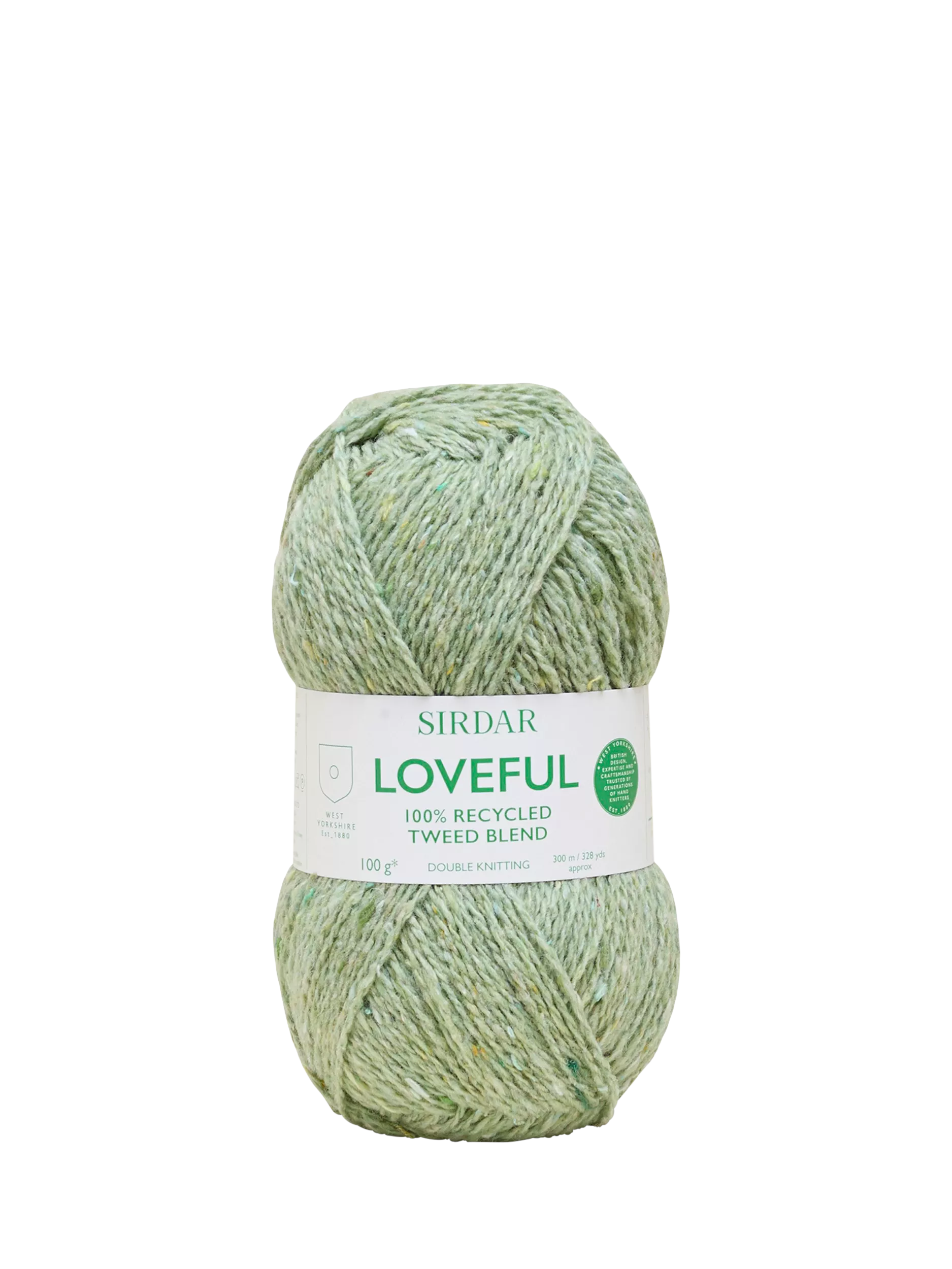Sirdar Loveful Recycled Tweed DK knitting yarn 102g - British product