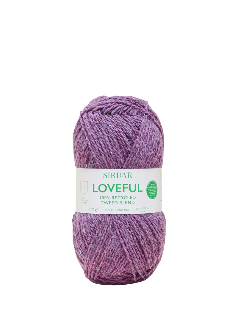 Sirdar Loveful Recycled Tweed DK Knitting Yarn