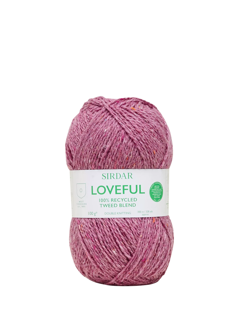 Sirdar Loveful Recycled Tweed DK Knitting Yarn