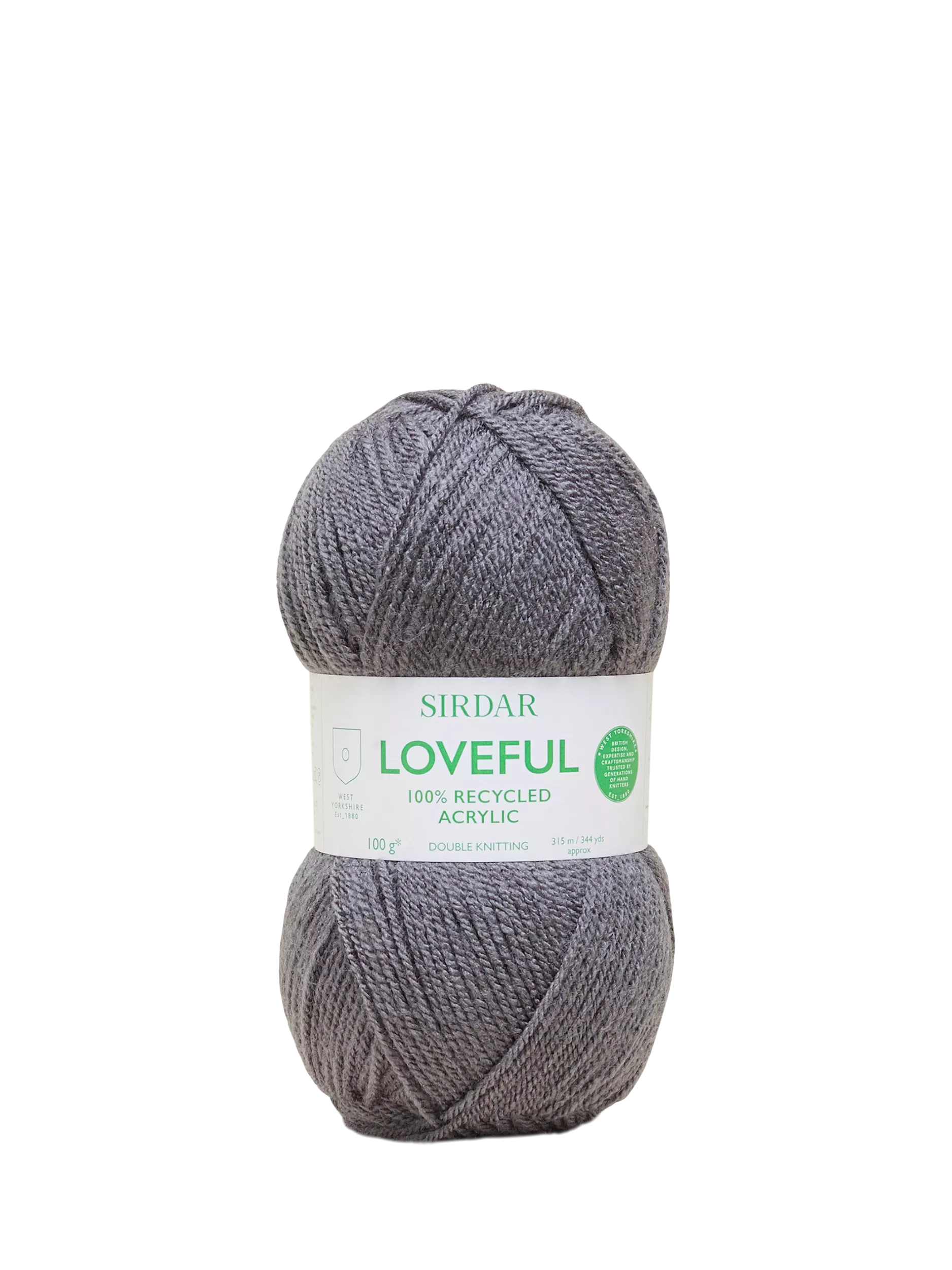 Sirdar Loveful recycled acrylic DK yarn 315m ball, UK version