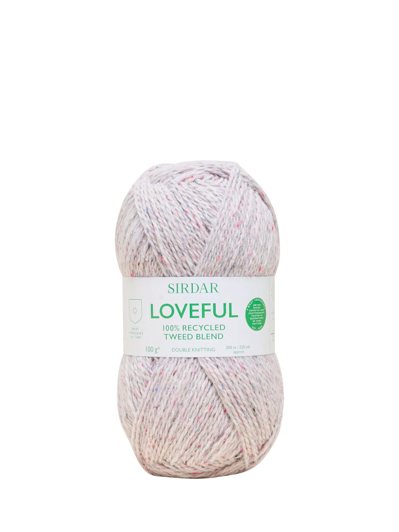 Sirdar Loveful Recycled Tweed DK Knitting Yarn