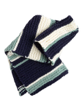 Wool Couture garter stripe scarf knitting kit (British brand)
