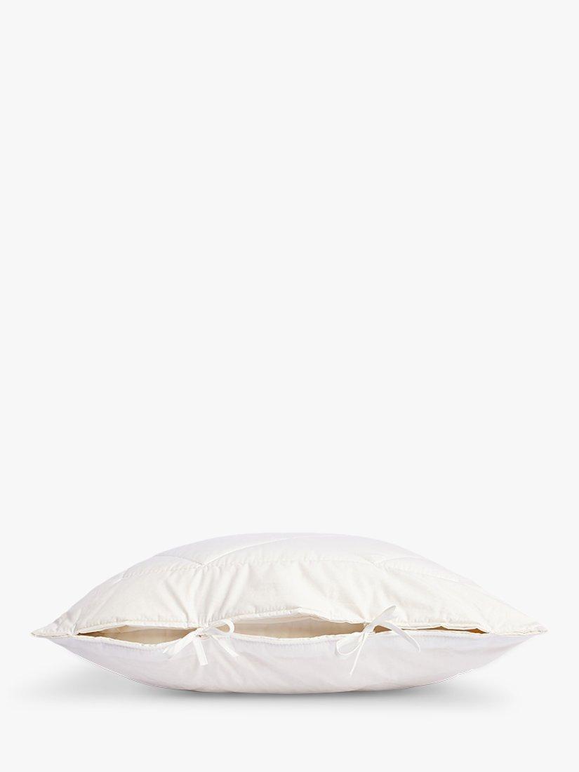 Piglet in Bed Merino wool pillow protector King size white (British brand)