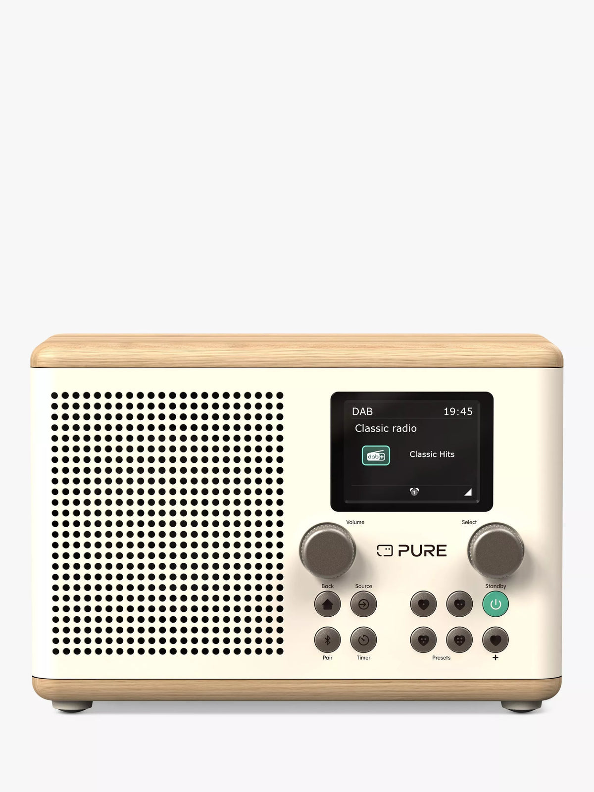 Pure Classic H4 DAB+ FM Bluetooth Radio, importiert aus dem Vereinigten Königreich