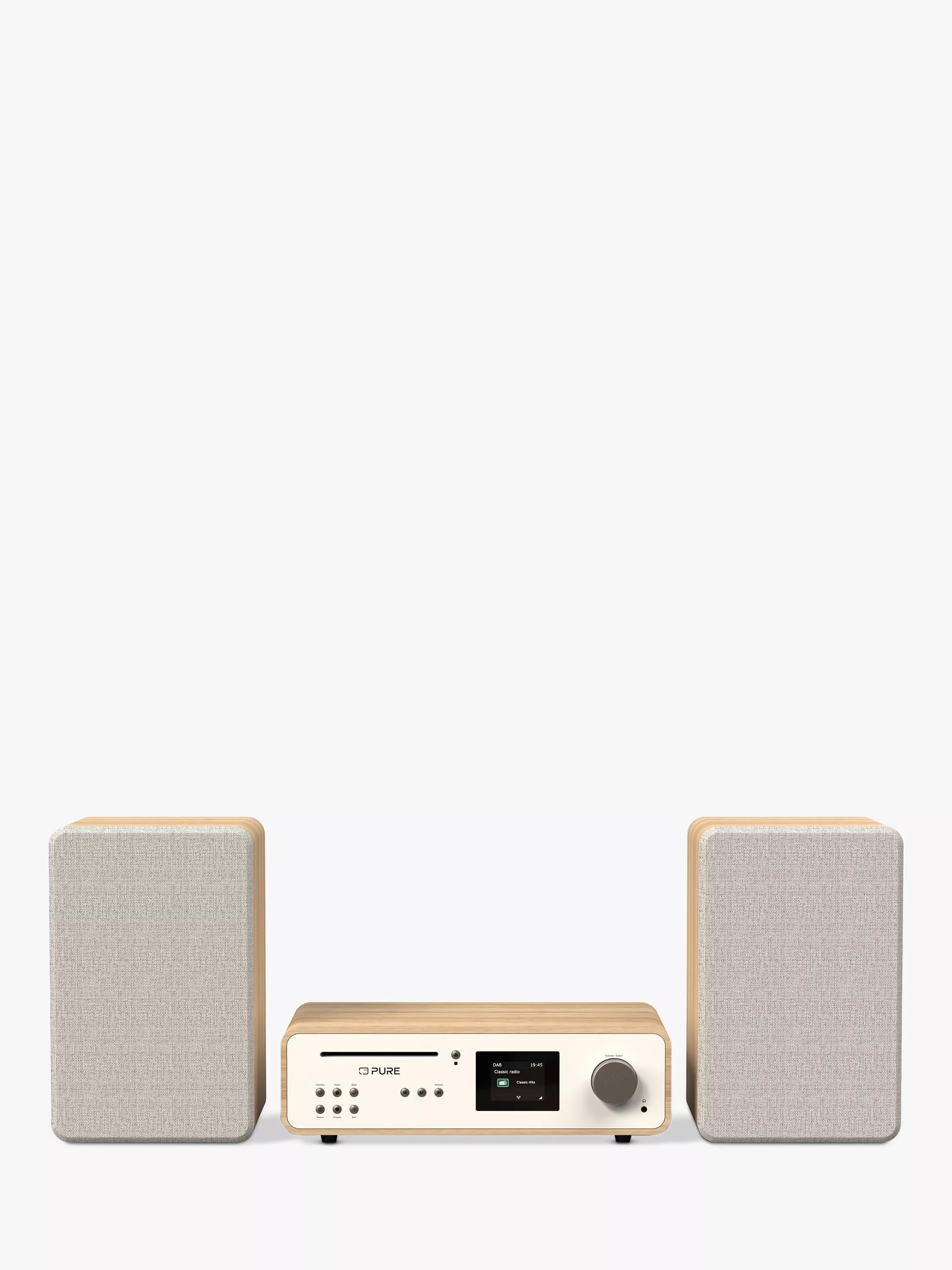 Pure classic stereo system with speakers, imported from the UK