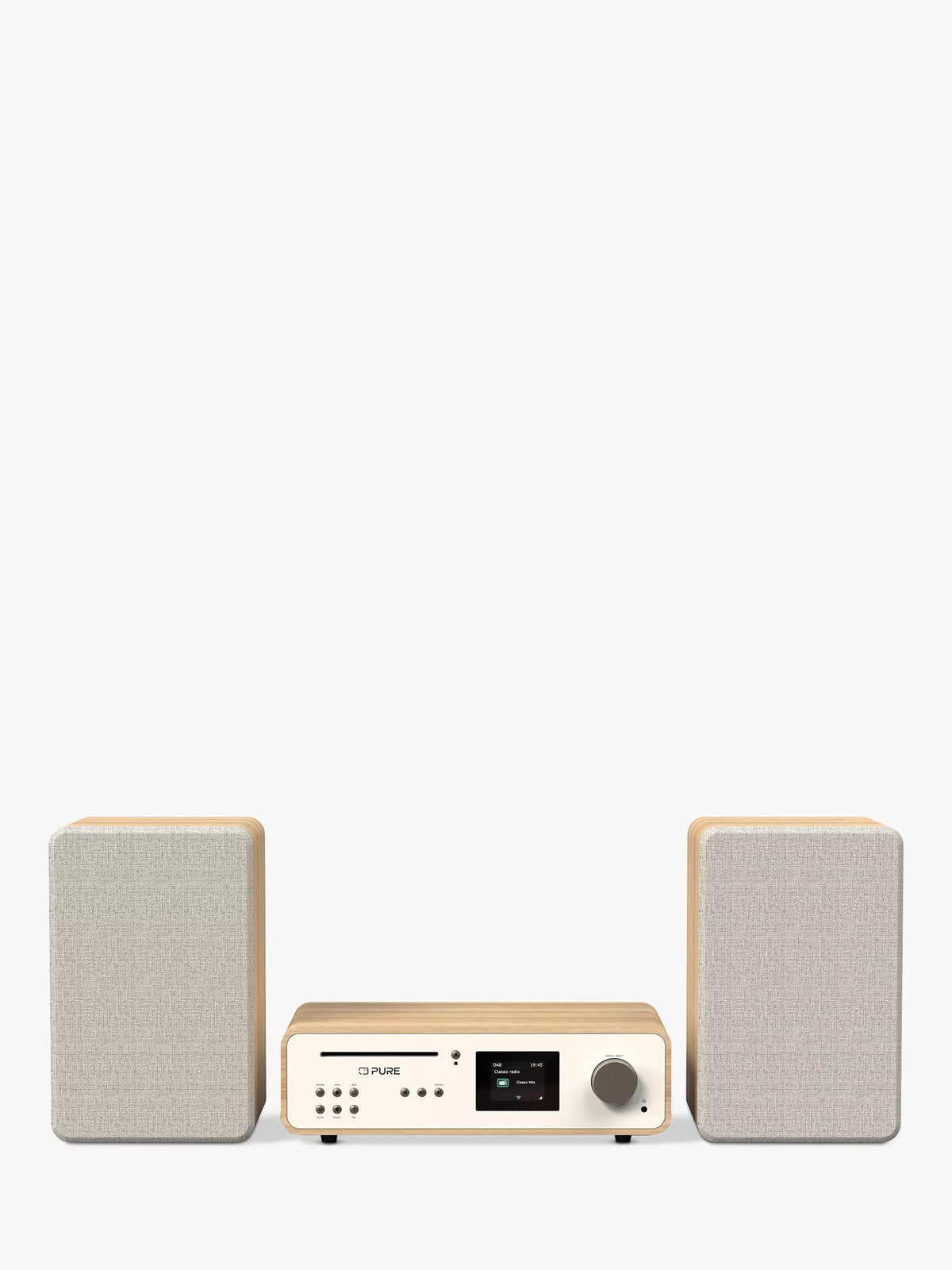 Pure classic stereo system with speakers, imported from the UK