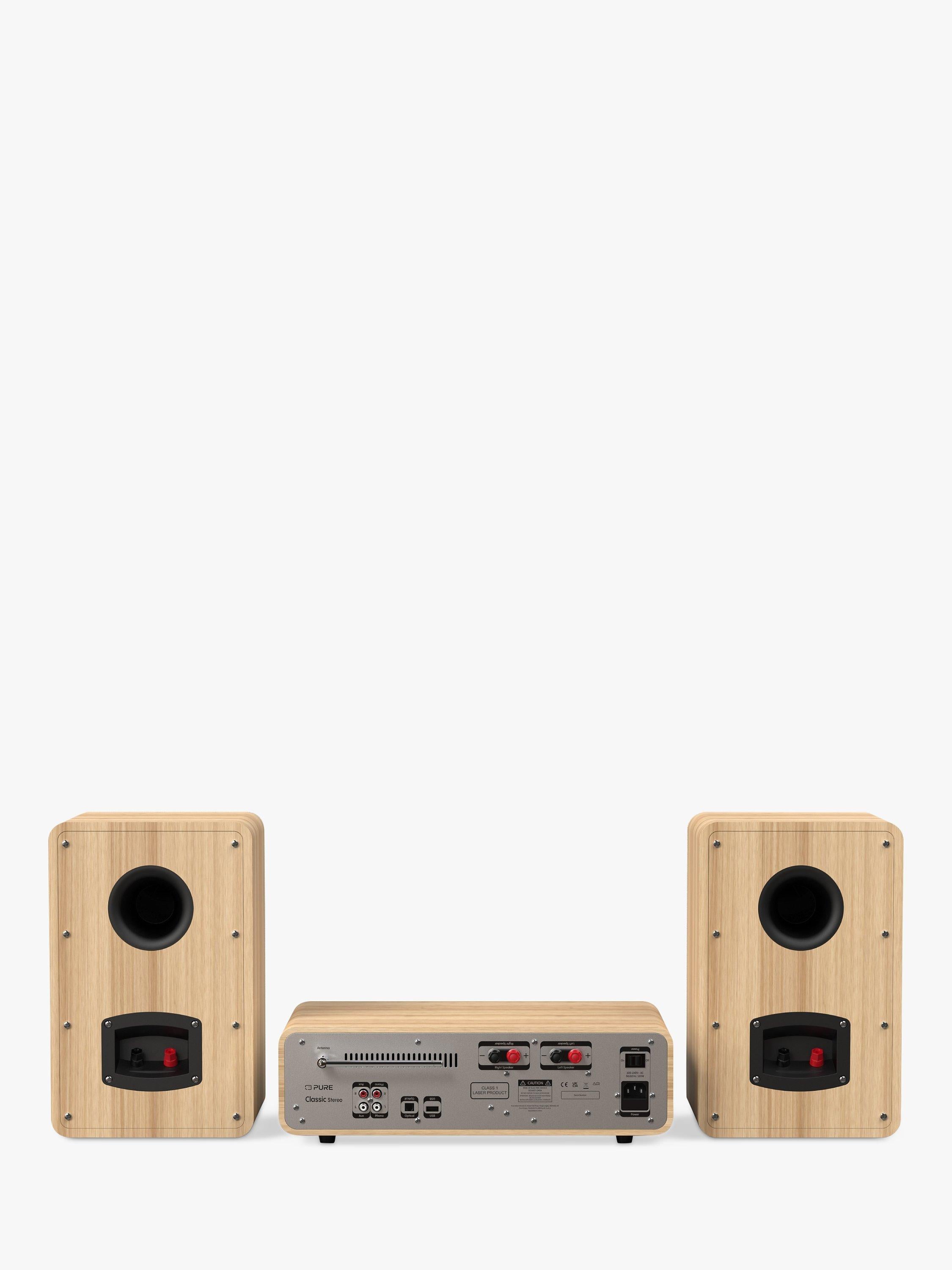 Pure classic stereo system with speakers, imported from the UK
