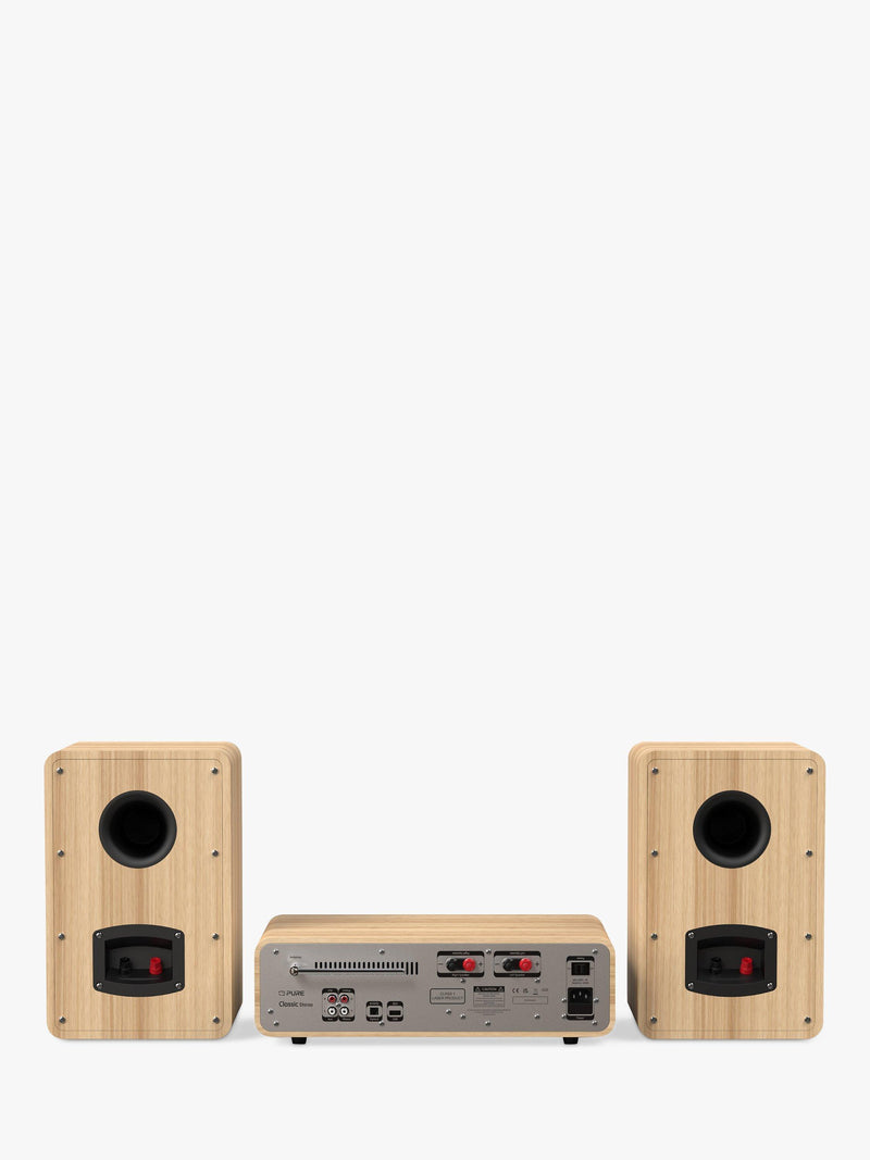 Pure classic stereo system with speakers, imported from the UK