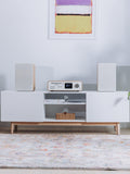 Pure classic stereo system with speakers, imported from the UK
