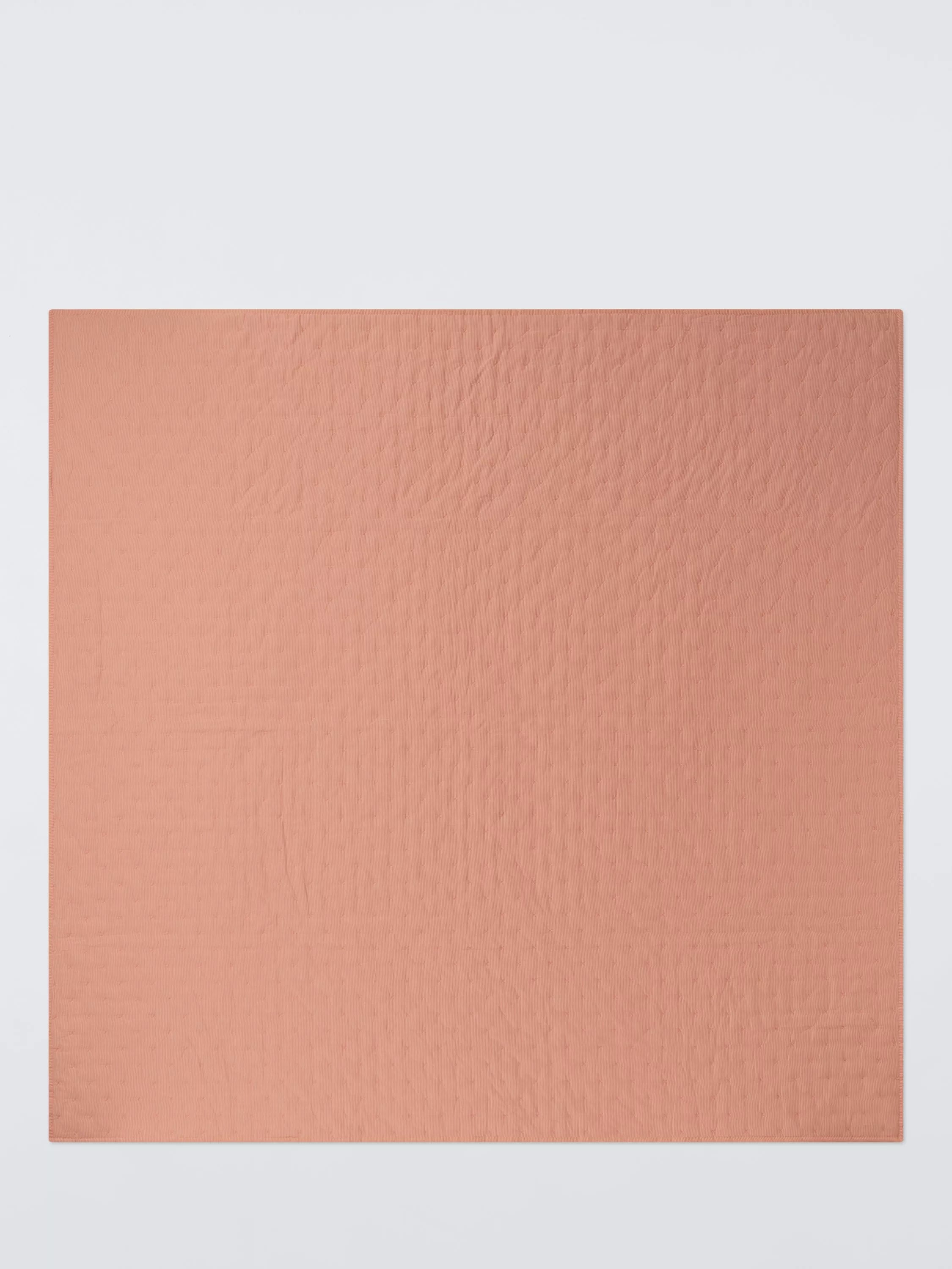 John Lewis chambray stripe reversible quilted bedspread king size - British product