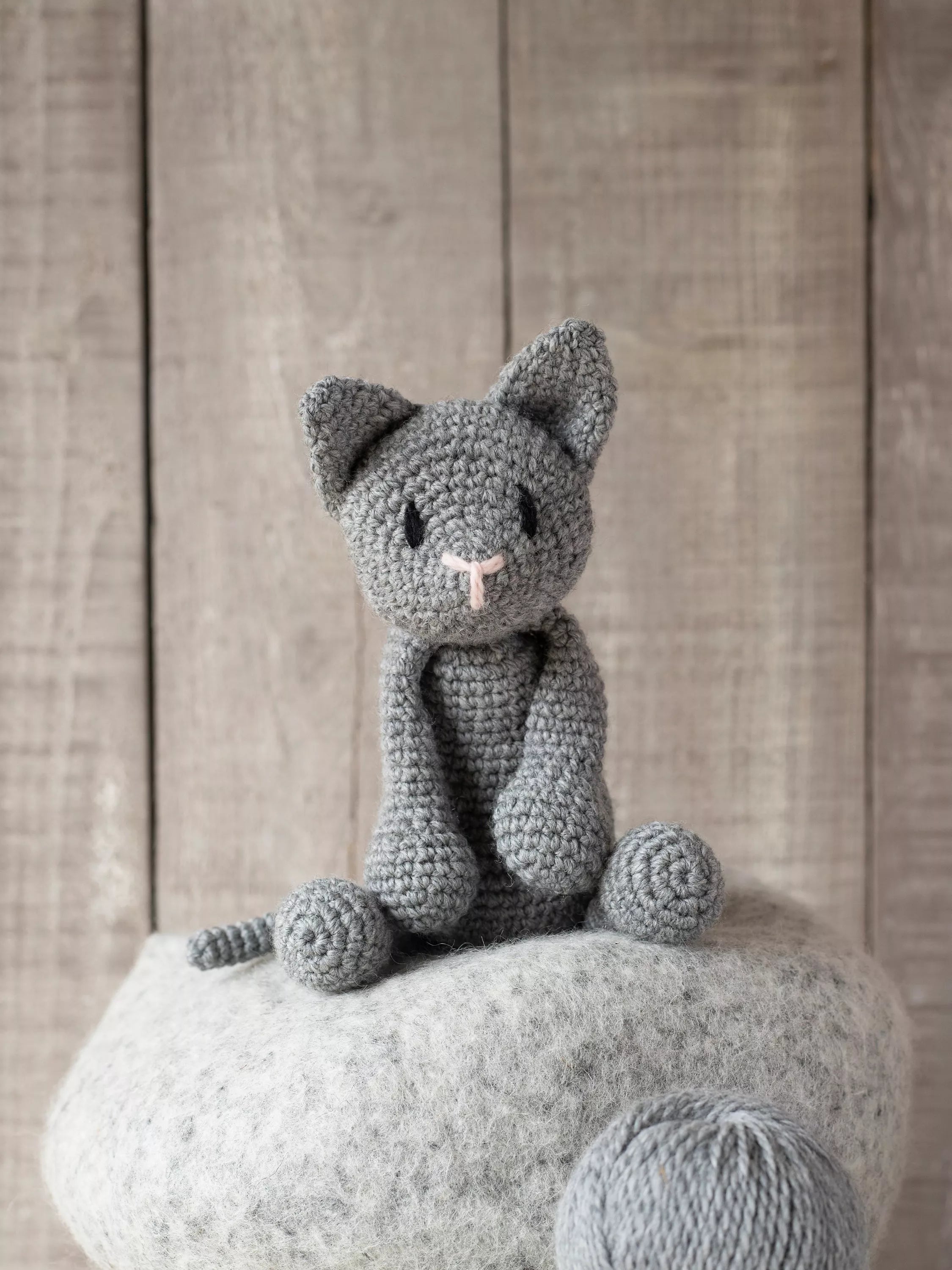 TOFT Alex the Cat crochet kit, imported from the UK
