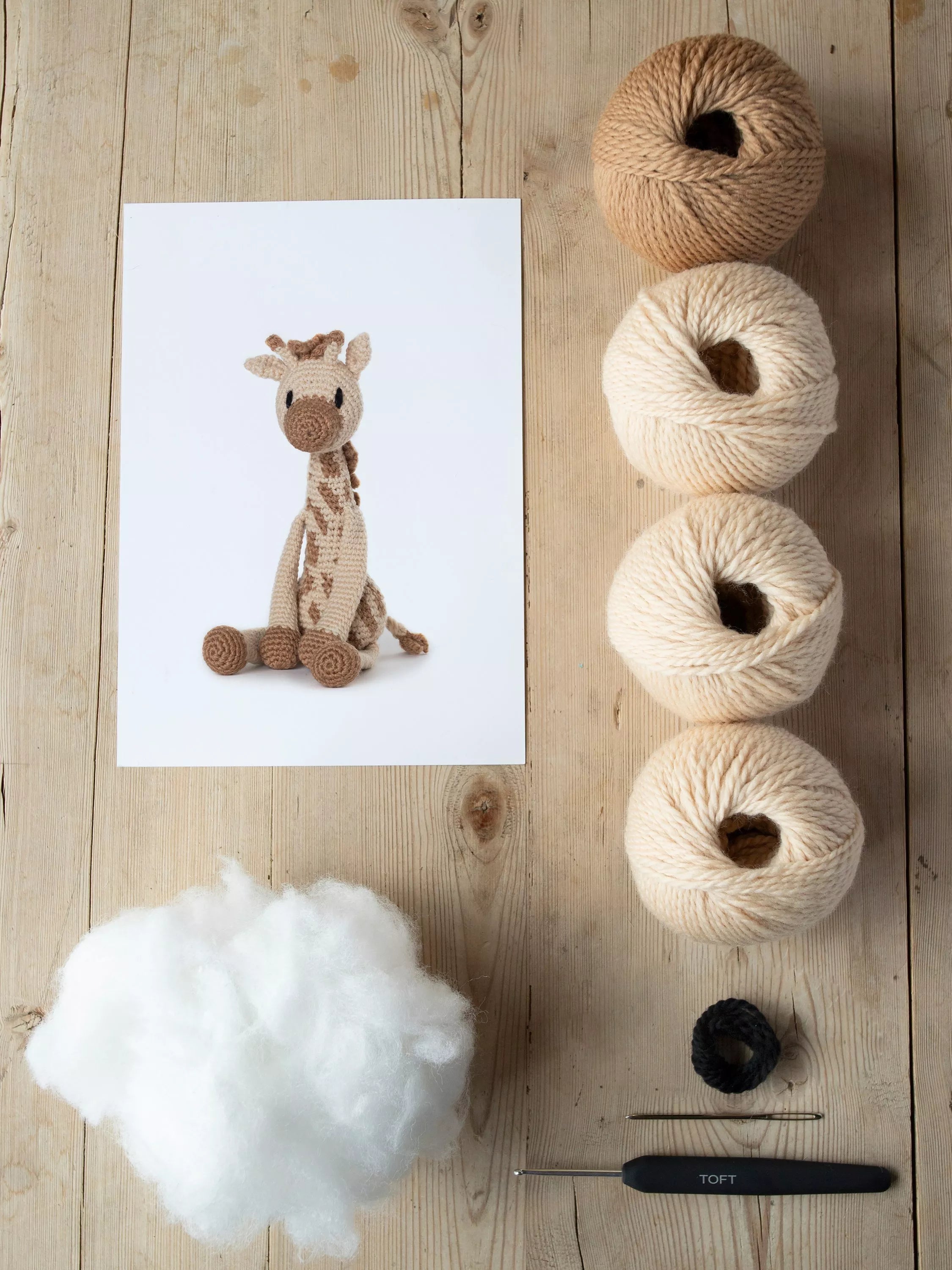 TOFT Caitlin Giraffe crochet kit (British brand)