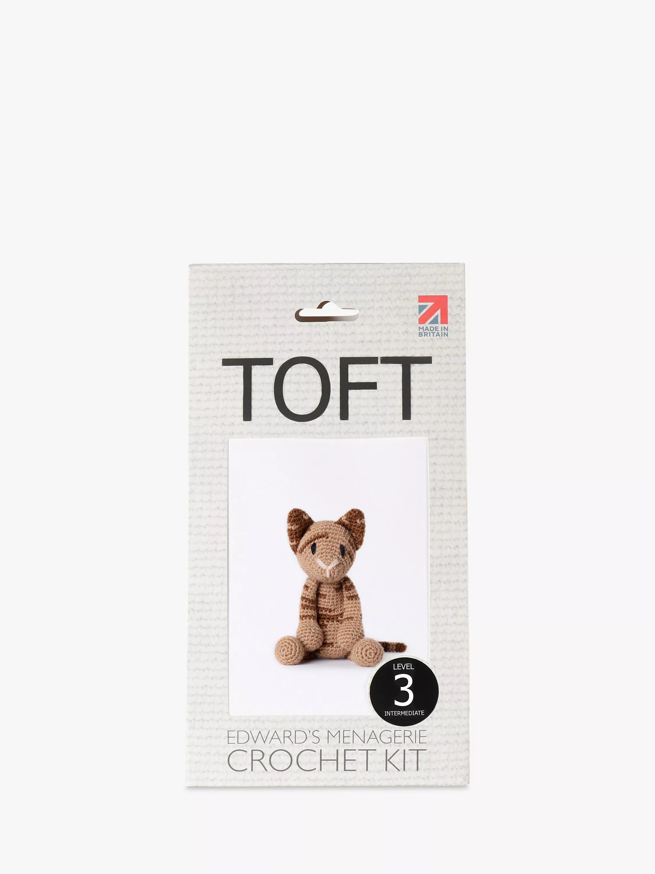 TOFT Lulu Red Tabby Crochet Kit, imported from the UK