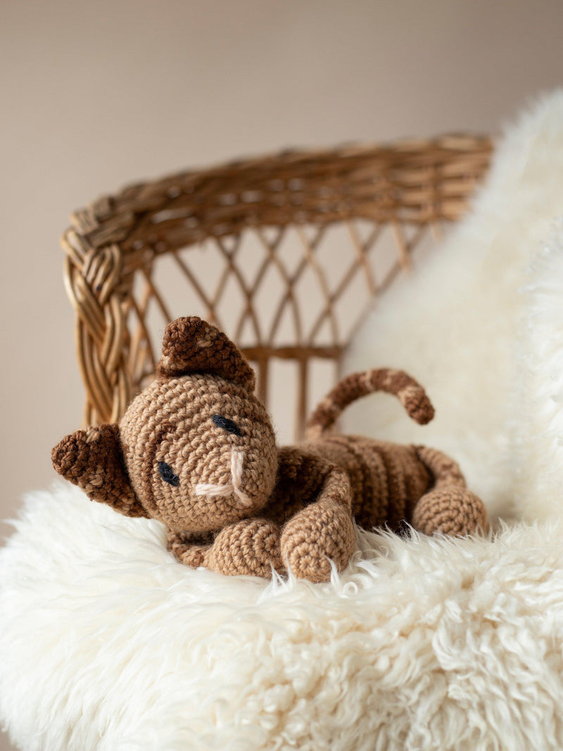 TOFT Lulu Red Tabby Crochet Kit, imported from the UK