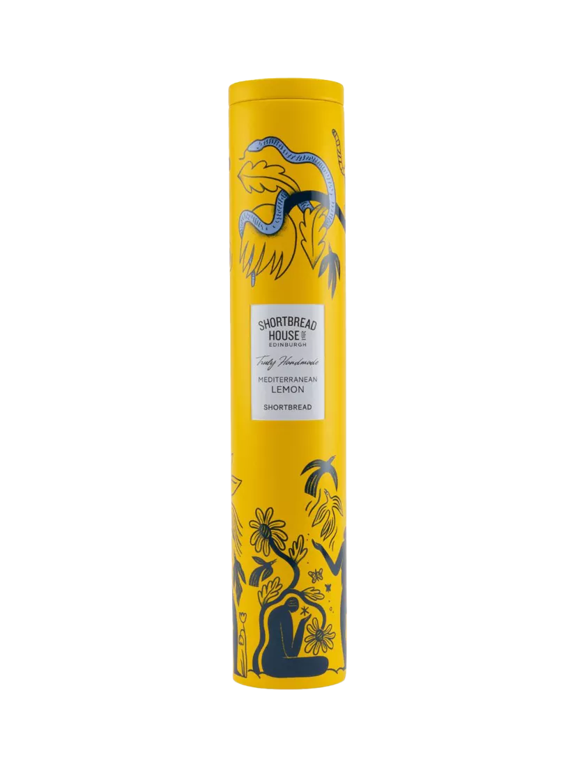 Shortbread House of Edinburgh Truly Handmade Mediterranean Lemon Shortbread, 250g