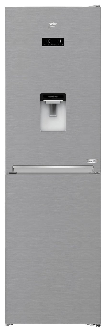 Beko fridge freezer silver - British product