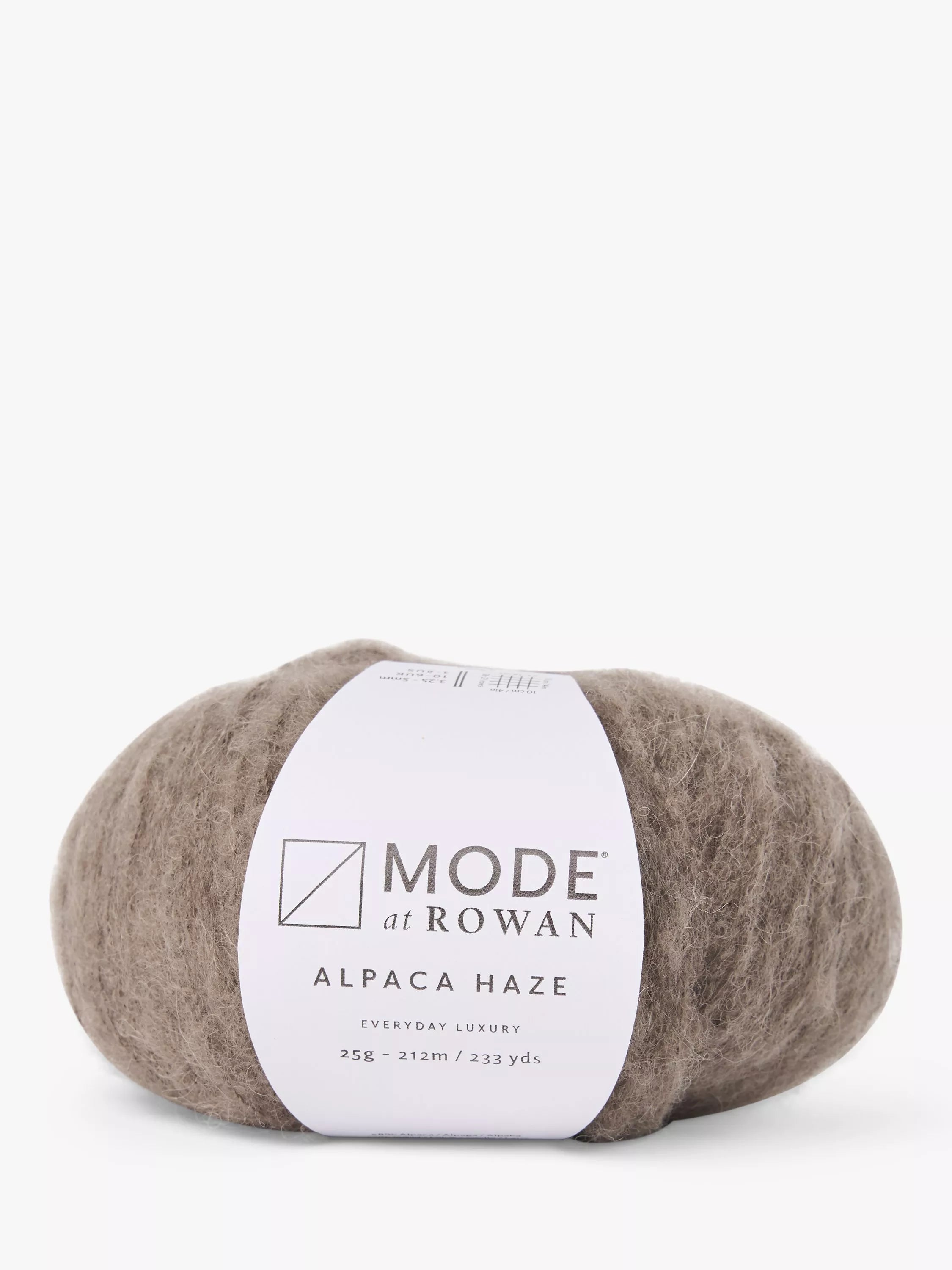 MODE at Rowan Alpaca Haze Knitting Yarn 25g