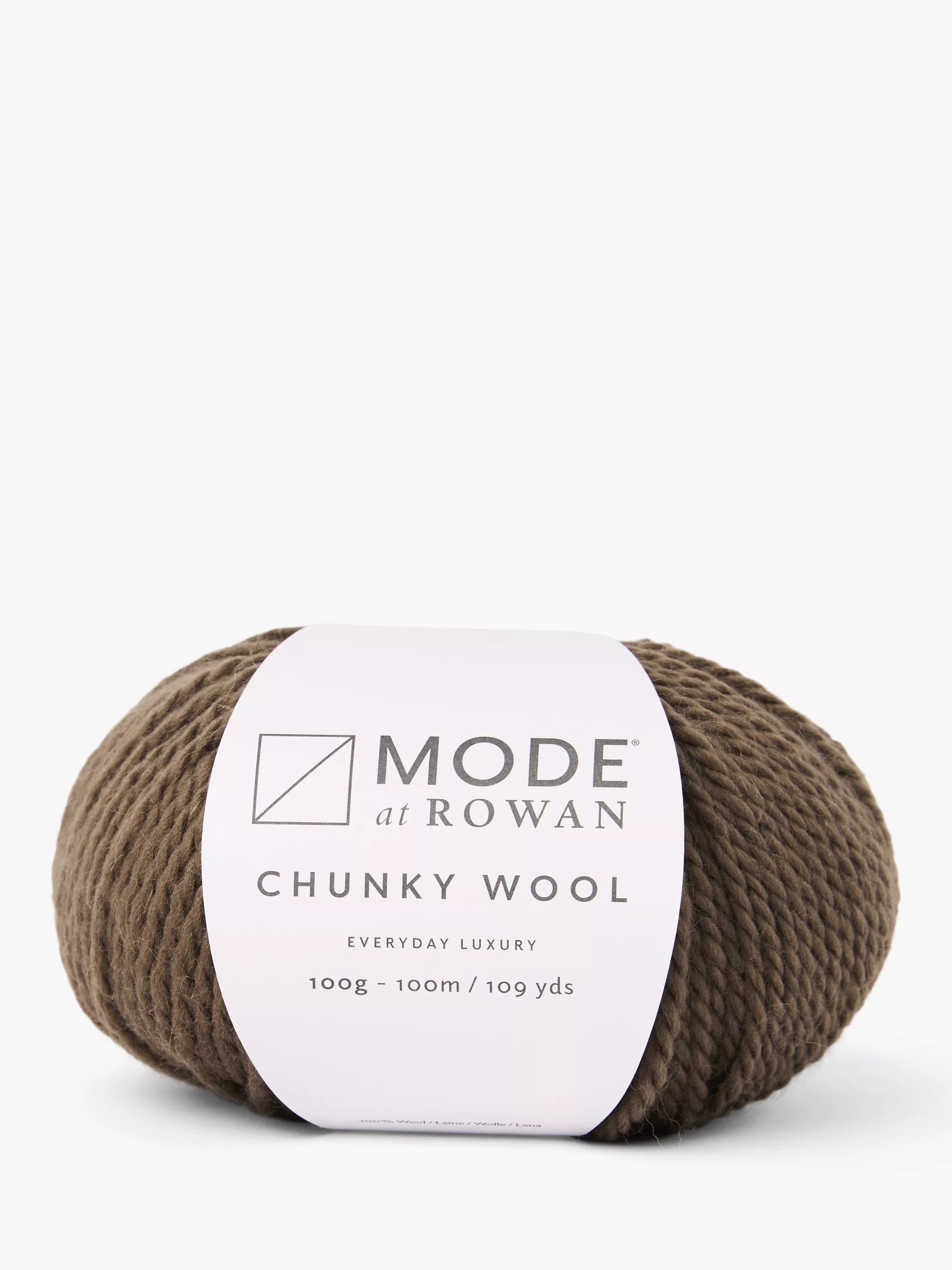 MODE at Rowan Chunky Knitting Yarn, 100g, Mocha