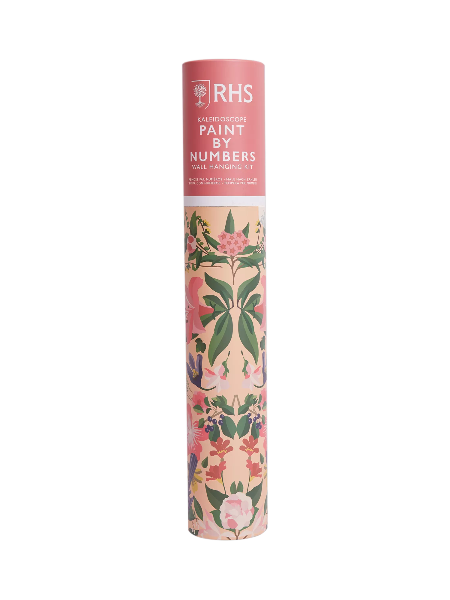 RHS paint by numbers kit floral kaleidoscope, UK version