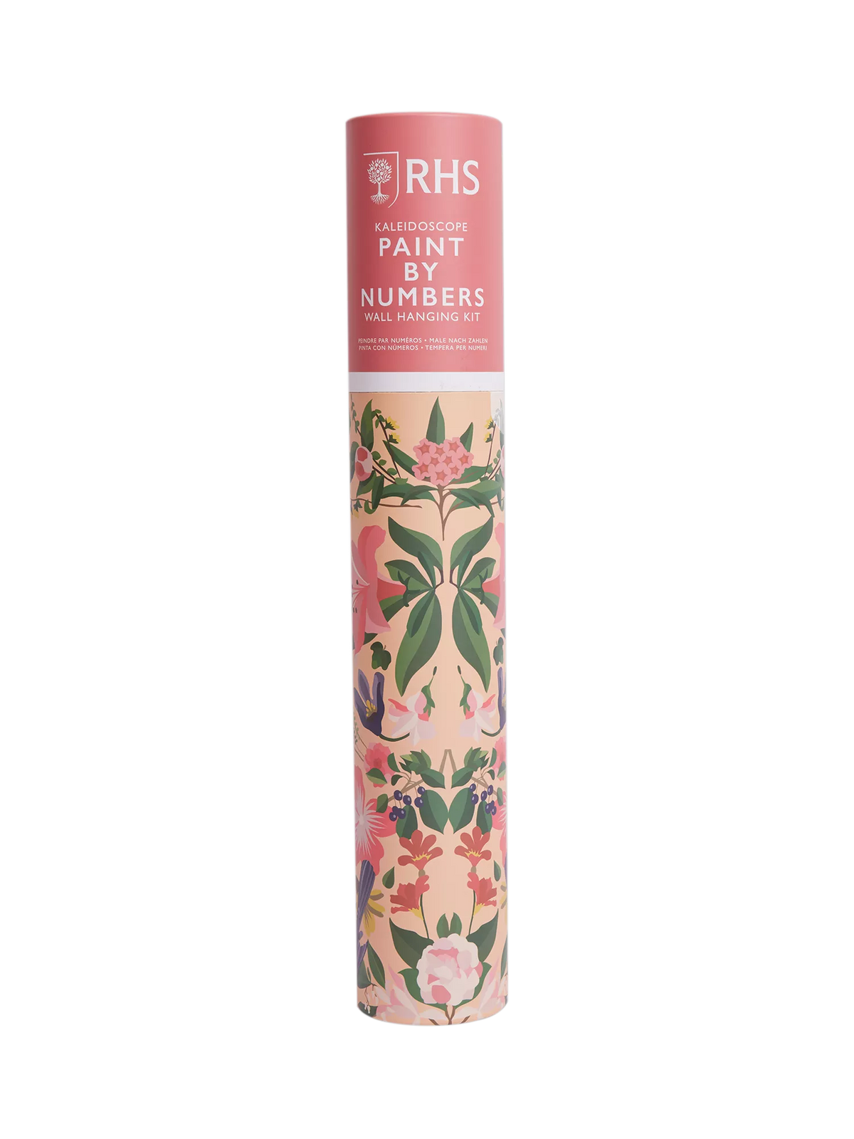 RHS paint by numbers kit floral kaleidoscope, UK version
