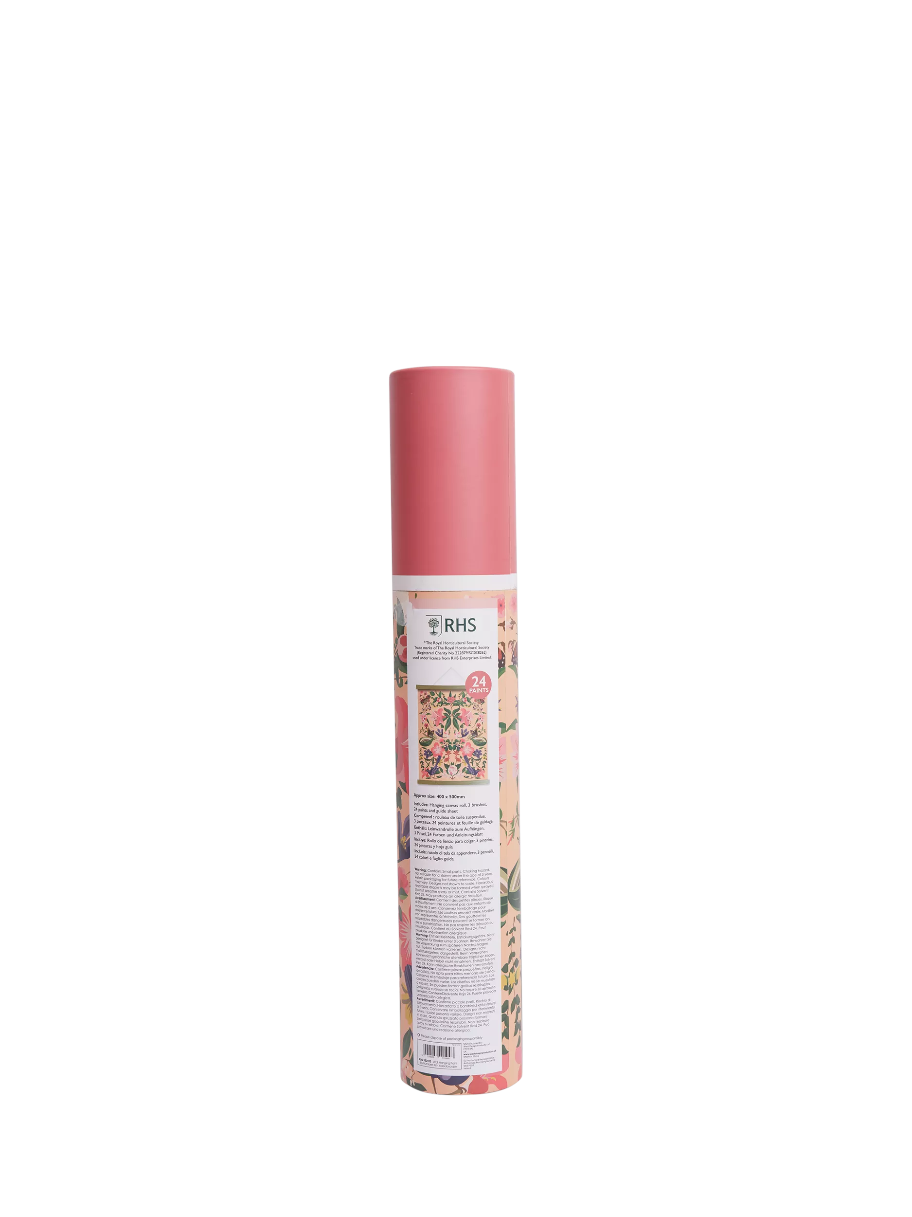 RHS paint by numbers kit floral kaleidoscope, UK version