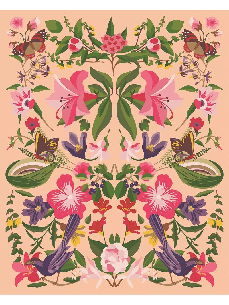 RHS paint by numbers kit floral kaleidoscope, UK version