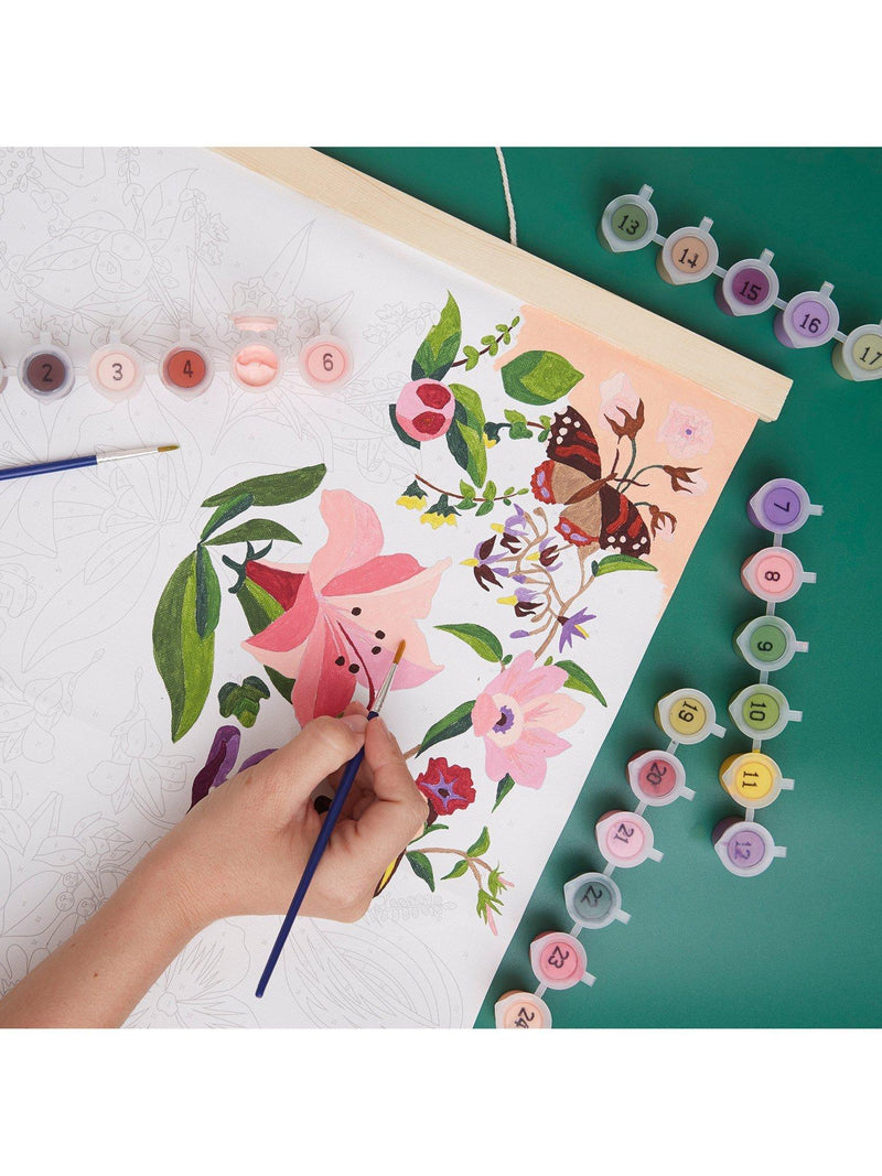RHS paint by numbers kit floral kaleidoscope, UK version