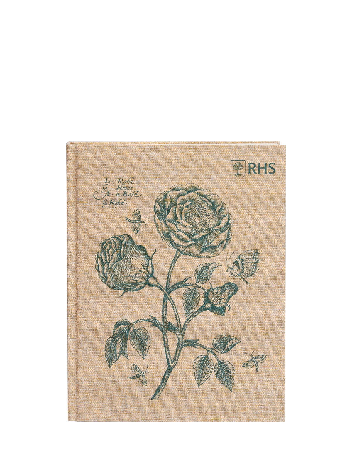 RHS sketchbook rose design A5 (British brand)