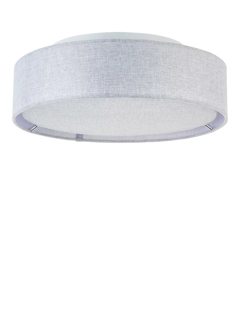 John Lewis grey linen ceiling light, UK version