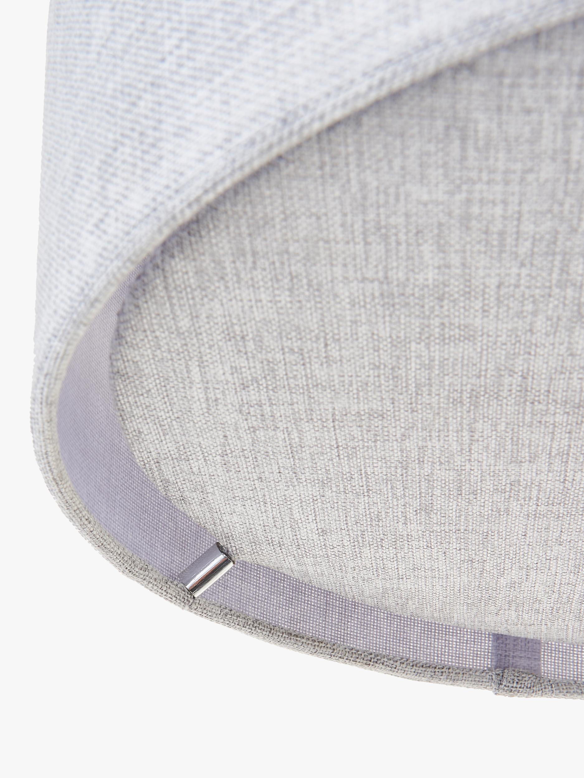 John Lewis grey linen ceiling light, UK version
