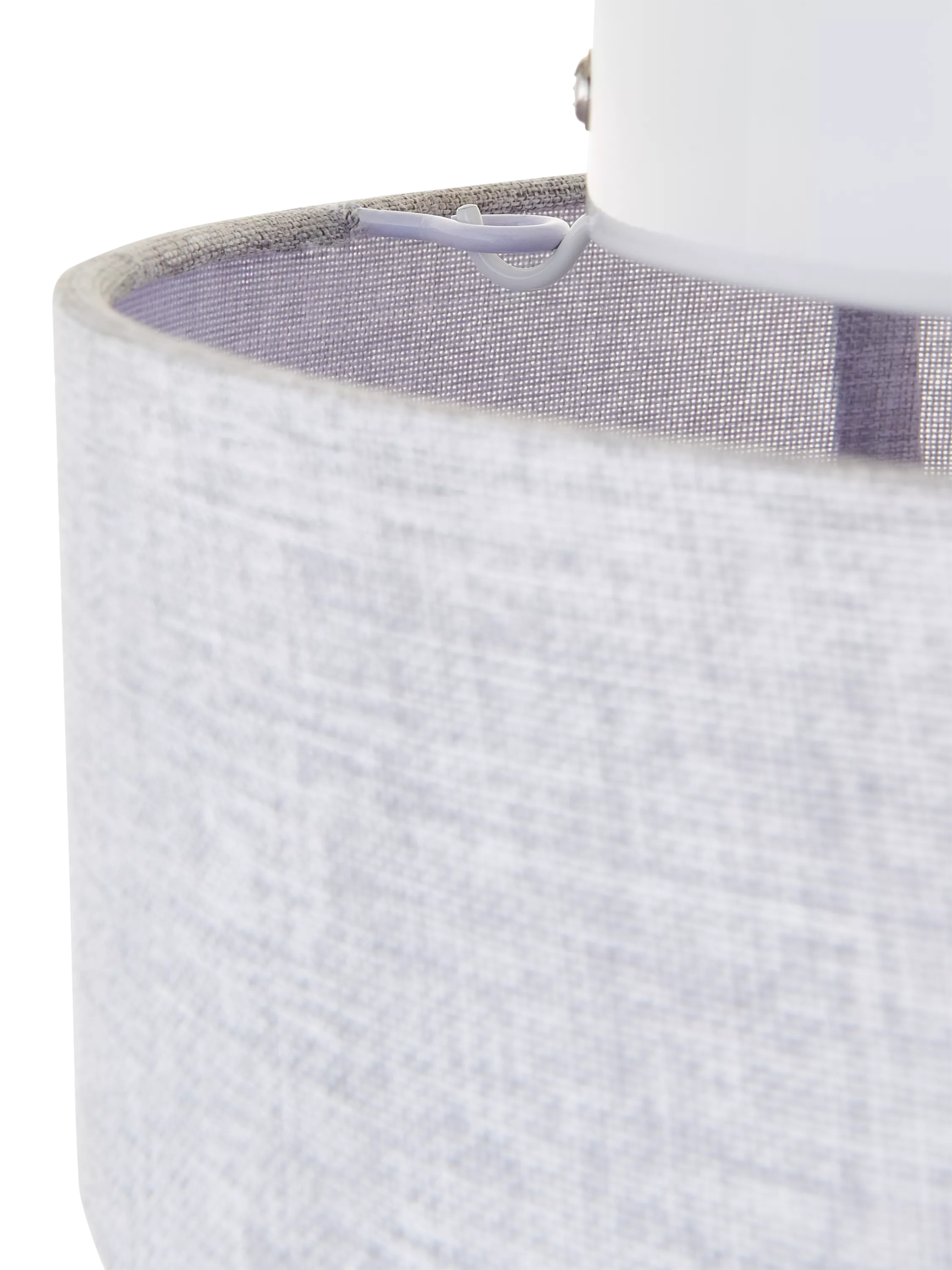 John Lewis grey linen ceiling light, UK version