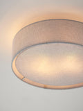 John Lewis grey linen ceiling light, UK version