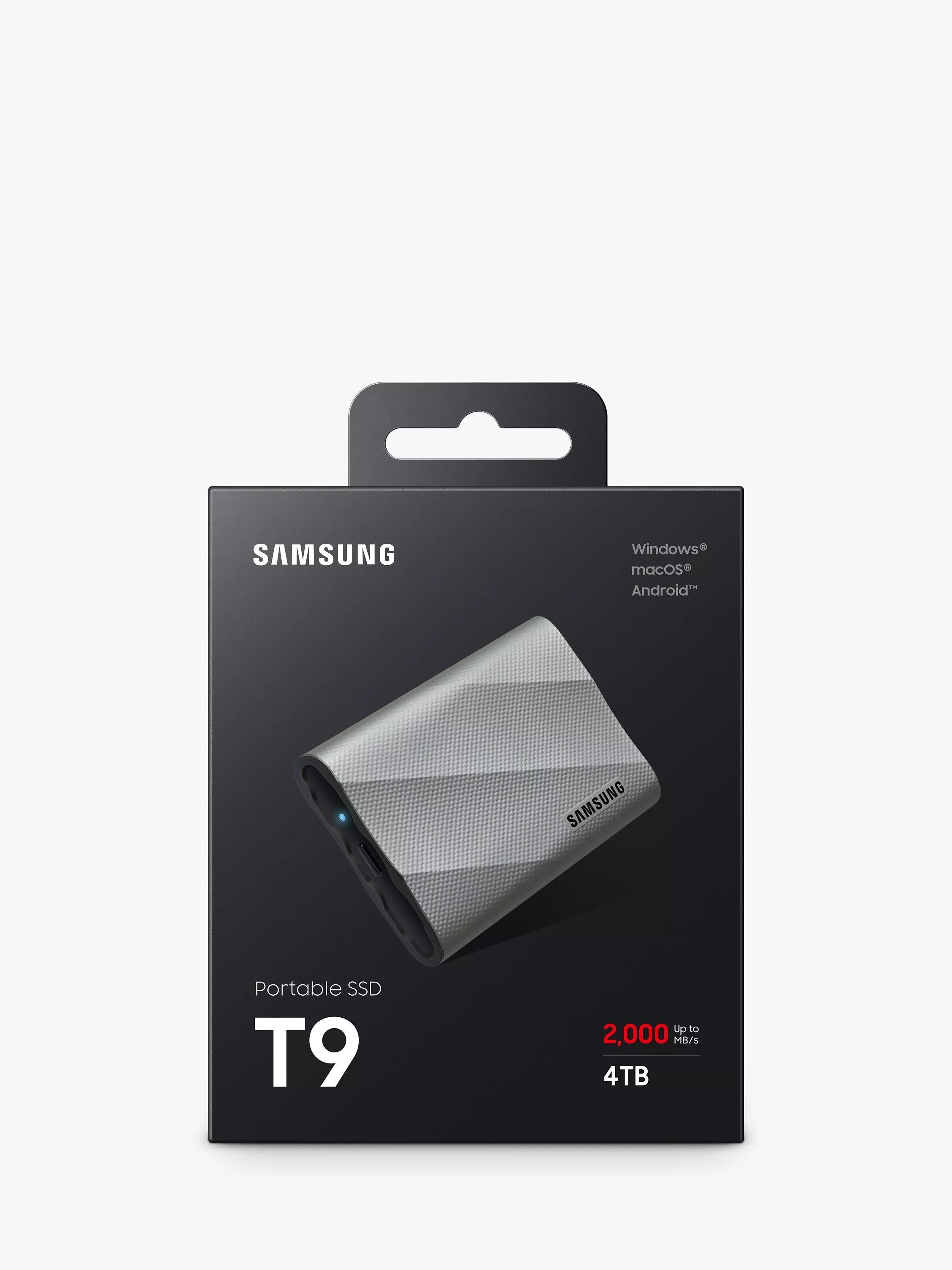Samsung T9 portable SSD 4TB - British product