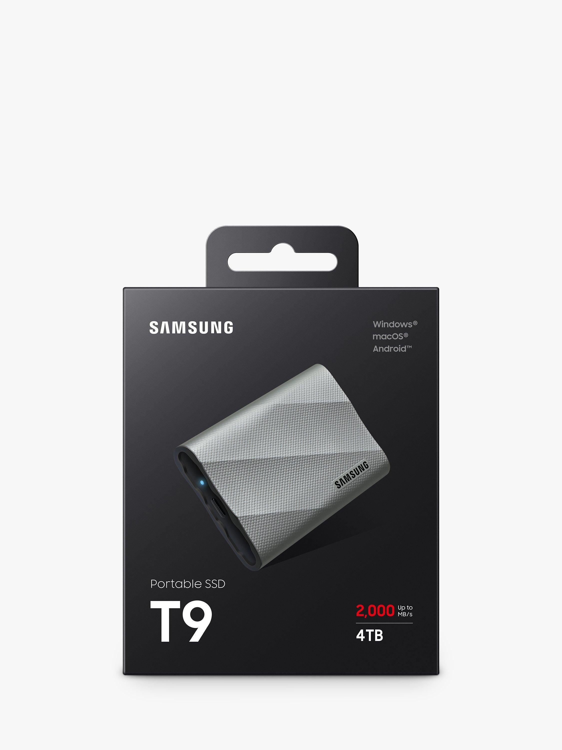 Samsung T9 portable SSD 4TB - British product