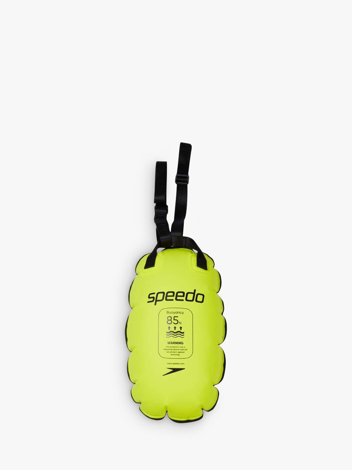 Speedo swim tow float hyper yellow black - British product
