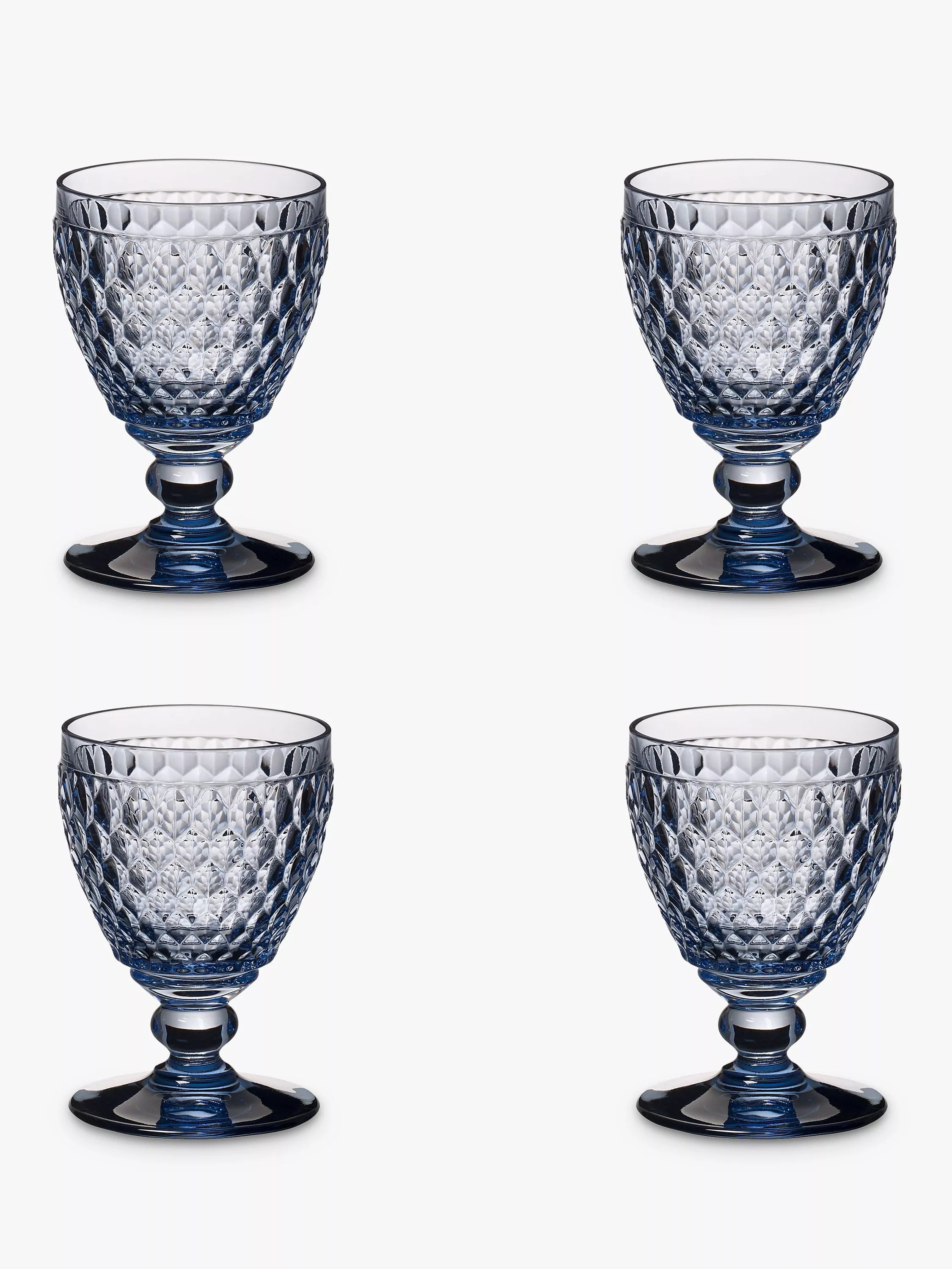 Villeroy & Boch set of 4 stemmed water glasses 250ml - British product