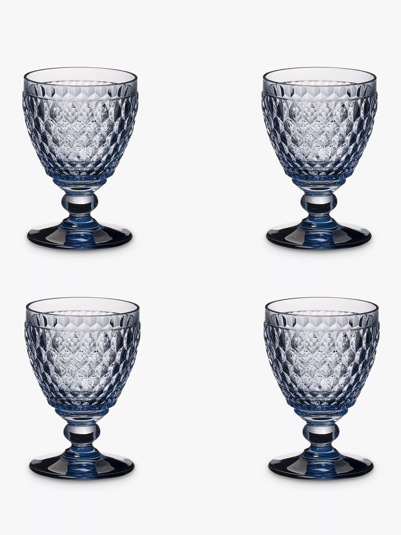 Villeroy & Boch set of 4 stemmed water glasses 250ml - British product