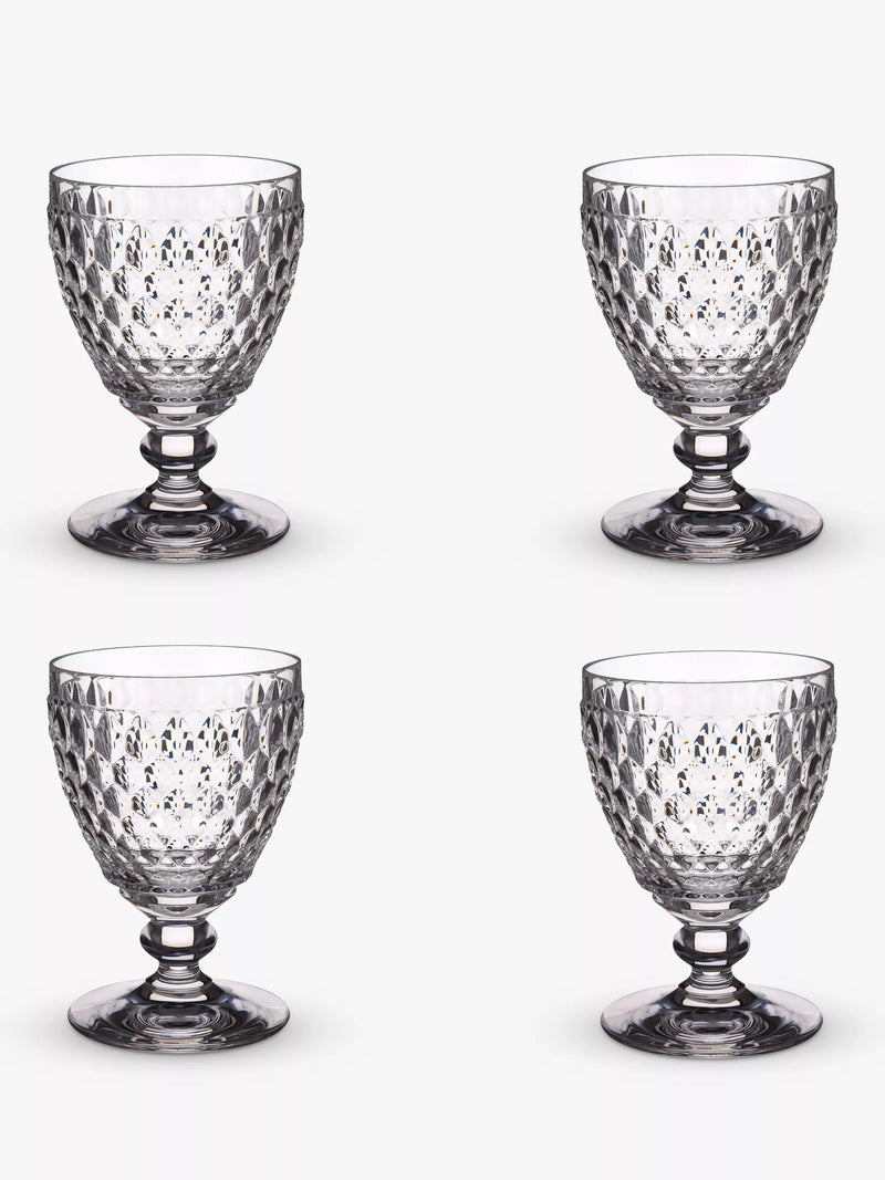 Villeroy & Boch Boston White Wine Goblet Glasses, Set of 4, 120ml