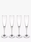 Villeroy & Boch Maxima Champagne Glass Flute, Set of 4, 120ml, Clear