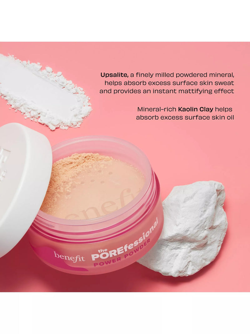 Benefit POREfessional Power Matte 'n Blur loose powder 8g - British product