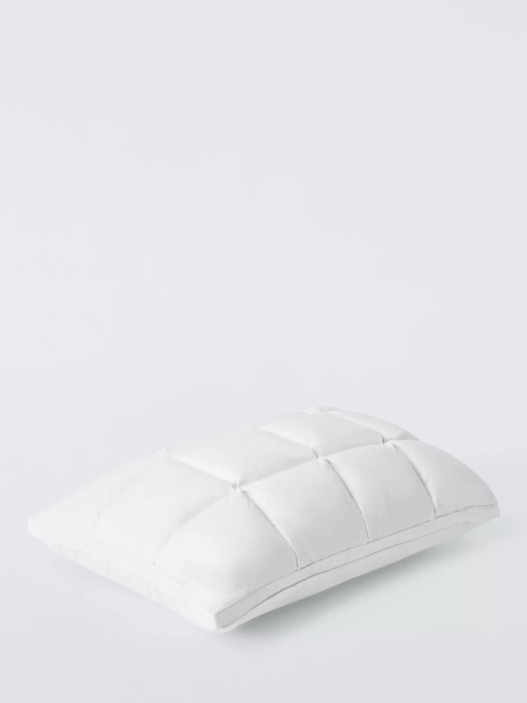 John Lewis Natural Quilted Duck Feather & Down Pillow, Medium/Firm (4)