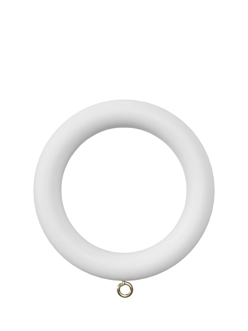 John Lewis Wooden Curtain Rings 35mm Pack of 6