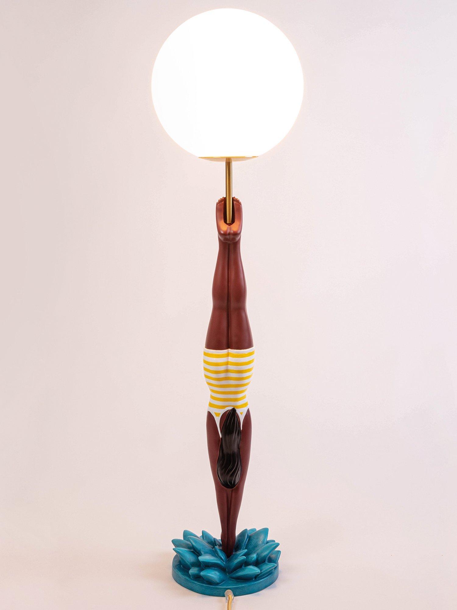 Seletti Lady Diver table lamp yellow, UK version