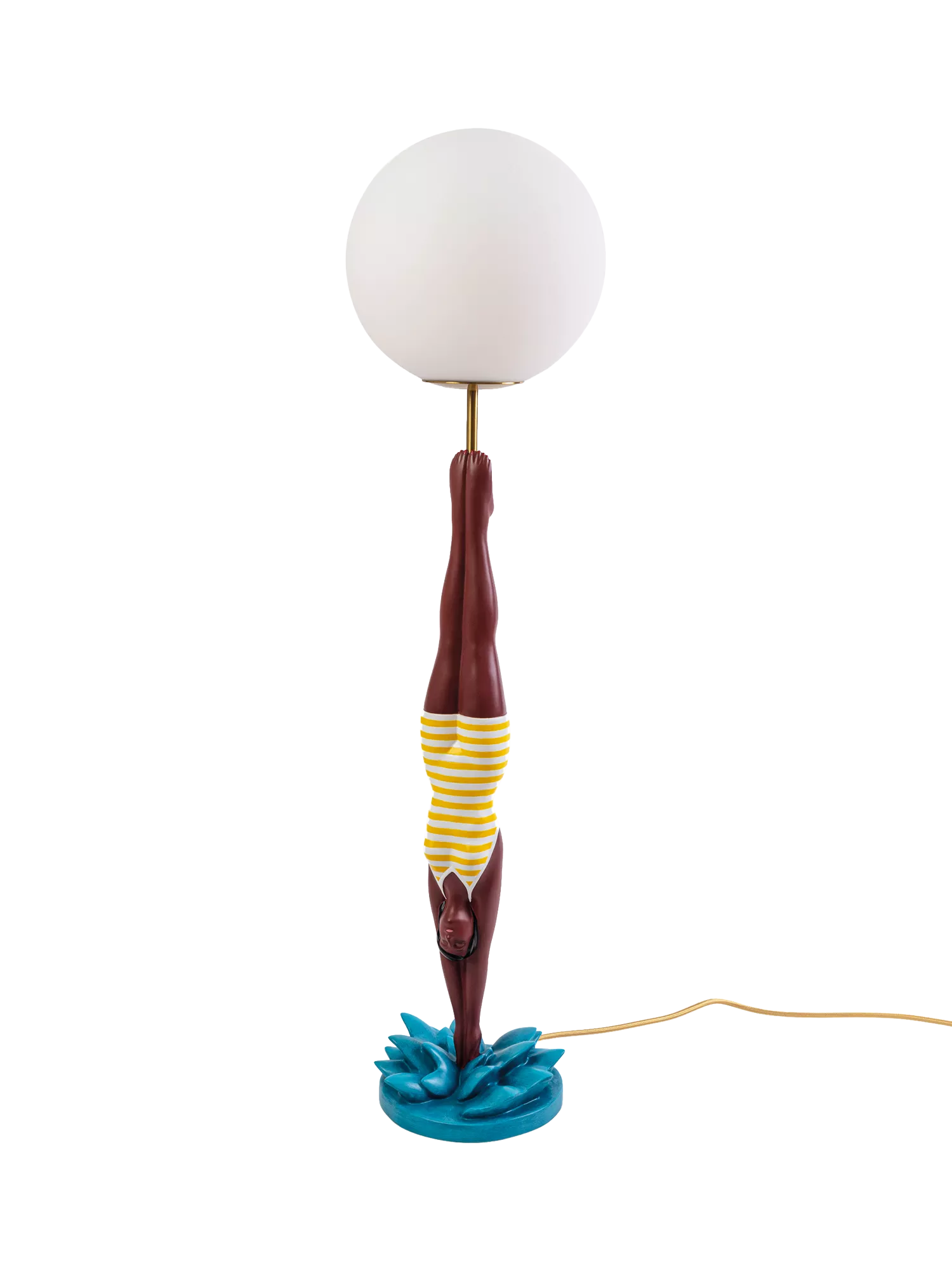 Seletti Lady Diver table lamp yellow, UK version