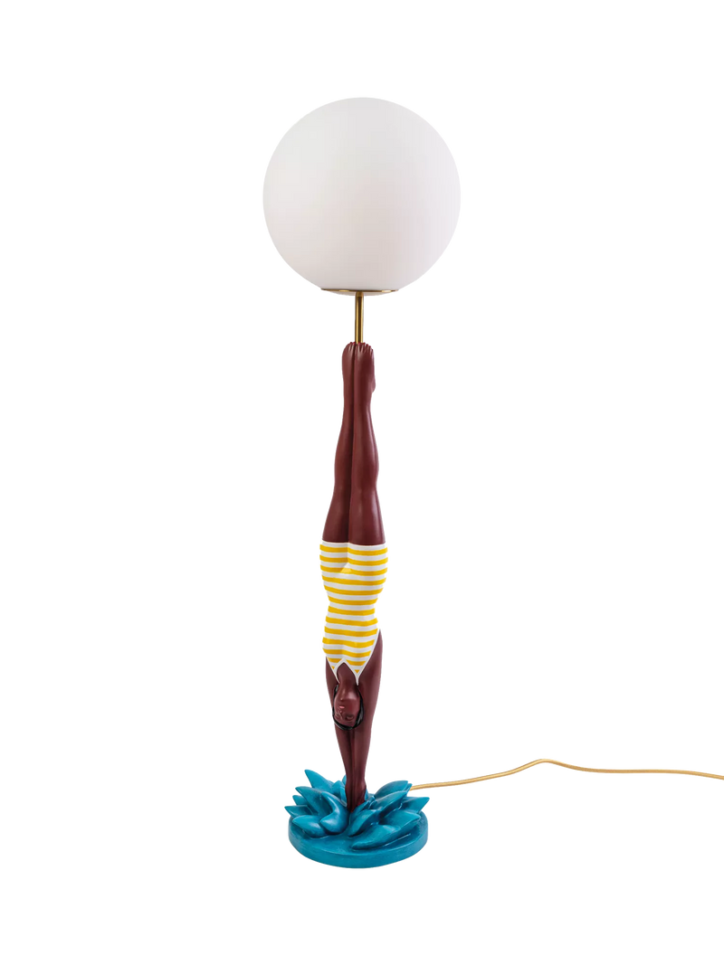 Seletti Lady Diver table lamp yellow, UK version