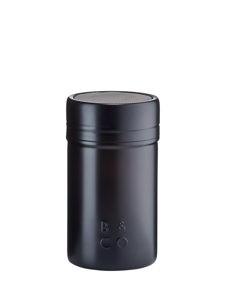 Barista & Co Stainless Steel Cocoa Shaker, 390ml, Black