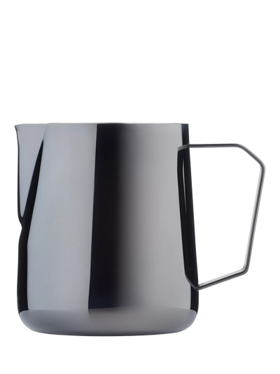 John Lewis Barista & Co Stainless Steel Pro Milk Pitcher, 400ml, Black
